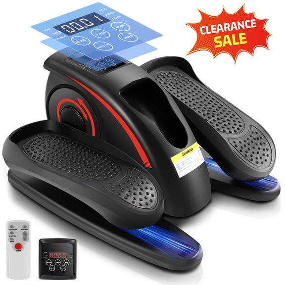 Elliptical Machine, Under Desk Elliptical with Remote Control, Quiet Home Ellipse Exerciser for Seniors