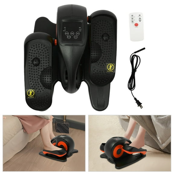 Elliptical Machine Under-desk Ellipse Leg Seated Pedal Taining Exerciser with Remote Control