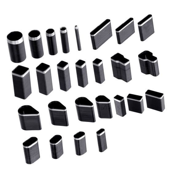 Elliptical Punches Tool for Belts Leather Craft Steel Construction Simple Press Handle Accurate Hole Making