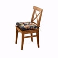 thumbnail image 1 of Ellis Cirtain Regency Jacobean Floral Soft Reversible Chair Polyester Fill Cushions Pad 15"x14" Grey, 1 of 4