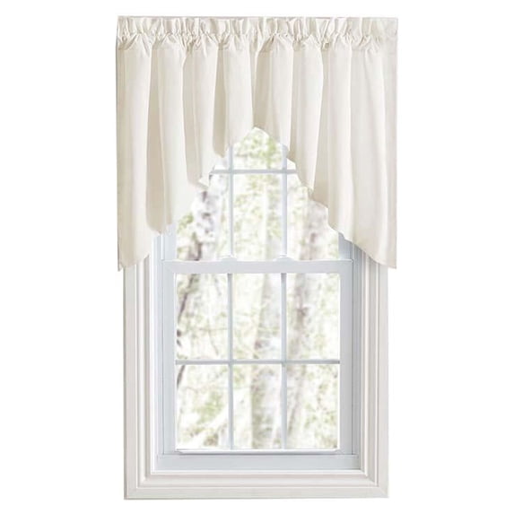 Ellis Classic Tailored Design in a Perma Press Fabric 3" Rod Pocket Lined Swag 84"x36" Natural