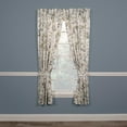 thumbnail image 1 of Ellis Curtain Abigail Design Printed Room Darkening 2-Piece Window Rod Pocket Pair Set with 2 Tiers - 56x24, 1 of 2