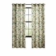 thumbnail image 1 of Ellis Curtain 100% Polyester Brissac Colrful Jacobean Pattern Grommet Curtain Panel Lined 50" x 84" Blue, 1 of 6