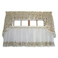 thumbnail image 1 of Ellis Curtain Cherries Ruffled 1.5" Rod Pocket Valance for Windows 52" x 12" Natural, 1 of 2