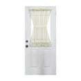 thumbnail image 1 of Ellis Curtain Cotton Voile 1.5" Rod Pocket Semi Sheer Door Curain Panel 40" x 72" Natural, 1 of 5