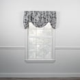 thumbnail image 1 of Ellis Curtain Meadow High Quality Room Darkening Solid Natural Color Lined Tie-Up Window Valance - 50 x22", Chrome, 1 of 3