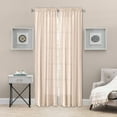 thumbnail image 1 of Ellis Curtain Portland Crushed Taffeta Rod Pocket Tailored Panel - 48x84", Natural, 1 of 2