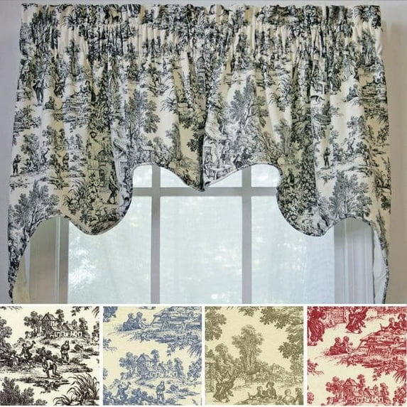 Ellis Curtain Victoria Park 2-piece Swag Empress Valance
