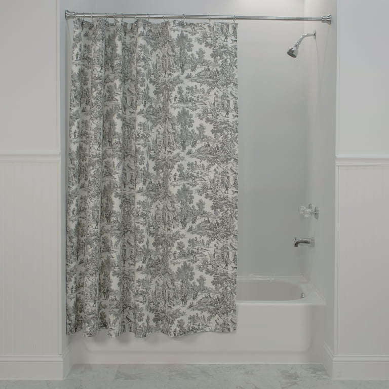 Toile shower curtain deals