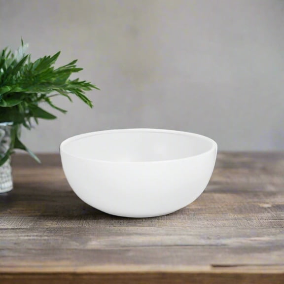 Ellis Dolomite Bowl in Matte White