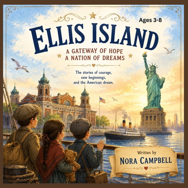 Ellis Island: A Gateway of Hope, A Nation of Dreams: Heartwarming journey through American history Ages 3-8, (Paperback)
