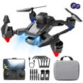 thumbnail image 1 of Ellis Kas Drone with 1080 UHD Camera, Foldable Drones for Adults Beginners, RC Quadcopter Drone with 2 Batteries, Optical Flow Positioning, Waypoint Flight, 1 of 8