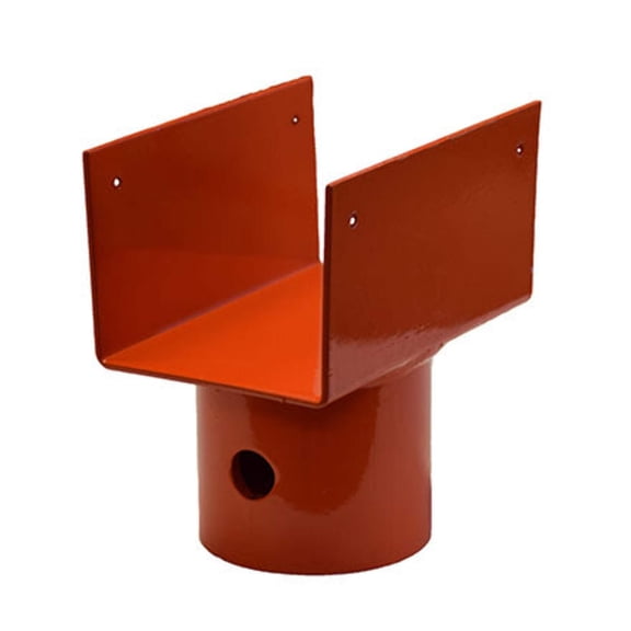 Ellis Manufacturing Co. U-Head Top - 4x4 Beam Holder for Heavy Duty Steel Shores