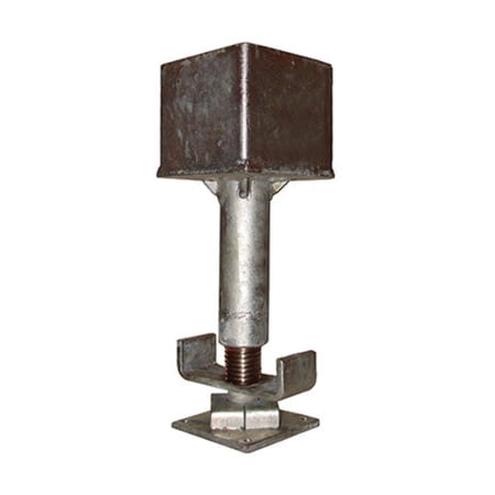 Ellis Manufacturing Company - 6x6 Screw Jack - 30,000 lbs Safe Load Capacity - Galvanized Finish