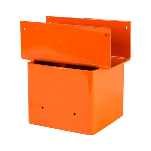 Ellis Manufacturing Company - Beam Holder - Accepts 6x6 Post from The Bottom - Supports 4x4 or 4x6 Cross Beam Across The Top