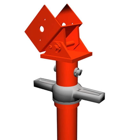 Ellis Manufacturing Company - Pivoting Parallel U-Head Top for Light Duty Steel Shores