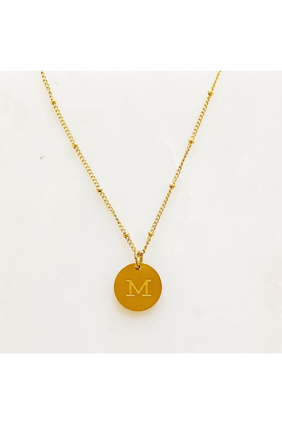 Singular Charm Woman's Initial Necklace, A-Z Pendant Trendy Cute Personalized Monogram for Women