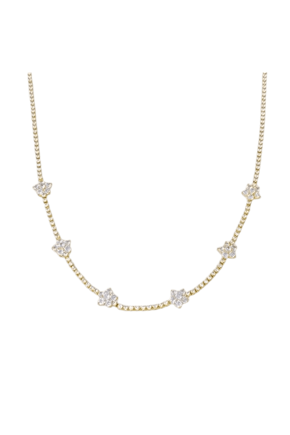 Stella Shiny Flower Necklace