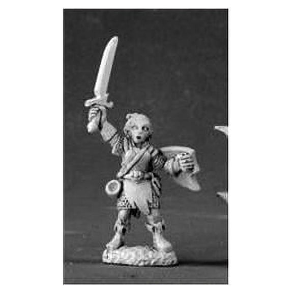 Elliwyn Heatherlark Gnome Bard Miniature 25mm Heroic Scale Dark Heaven Legends Reaper Miniatures