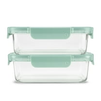 Ello Color Lock 4 Piece 3.4 Cup Meal Prep Food Storage Container, Yucca