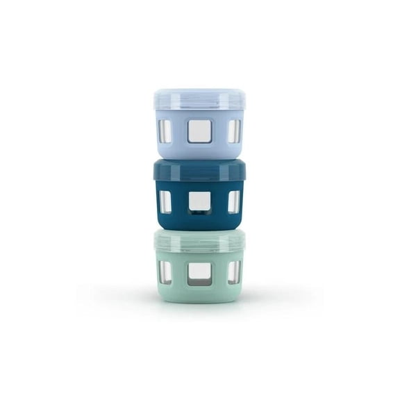 Ello 4oz Mini Condiment Containers, Leak-Proof Color Lock, On-the-Go Perfect for