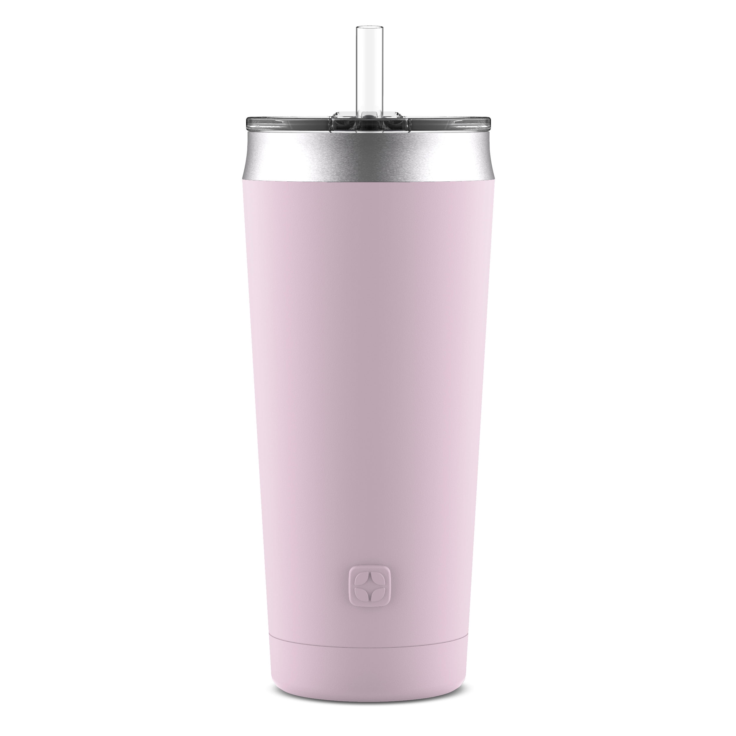 Ello Beacon Vacuum Insulated Stainless Steel Tumbler, Cashmere Pink, 24 oz.  