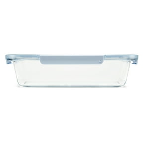 Ello Color Lock Glass 9x13 Deep Bakeware Dish, Windy Blue