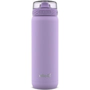 Ello Cooper Stainless Steel Water Bottle with Straw and Carry Handle, 22oz LILAC