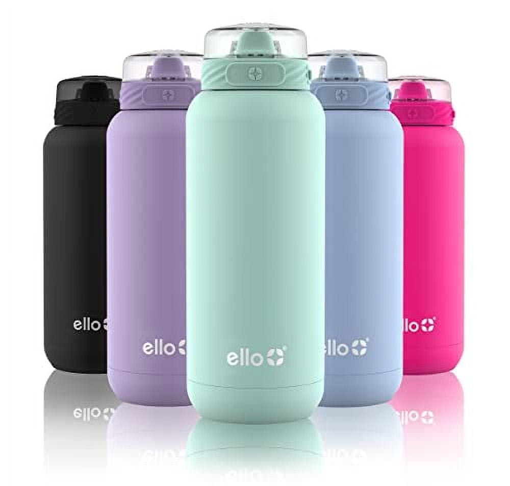 Ello Cooper Stainless-Steel Water Bottle, 22 oz, Yucca