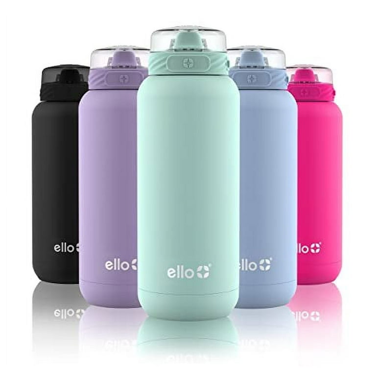 Ello Cooper Vacuum Insulated Stainless Steel Water Bottle, 22 oz , Yucca