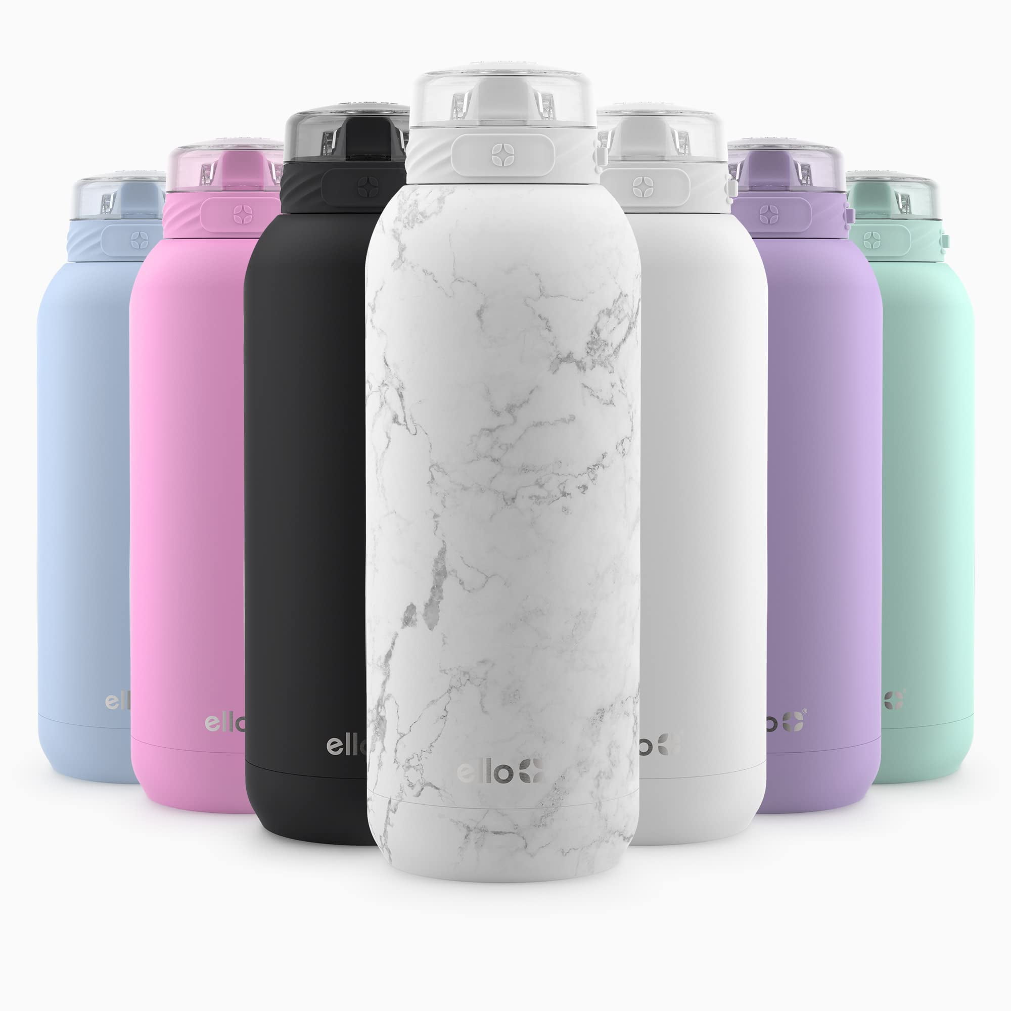 Ello Cooper Vacuum Insulated Stainless Steel Water Bottle with Soft