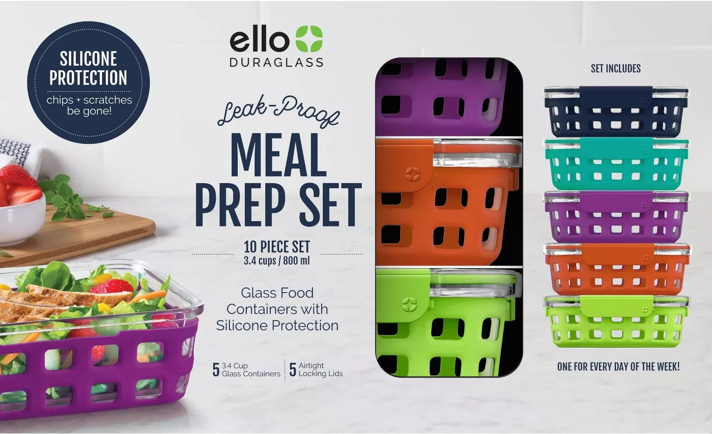 Ello Duraglass™ 3.4 Cup Food Storage Container
