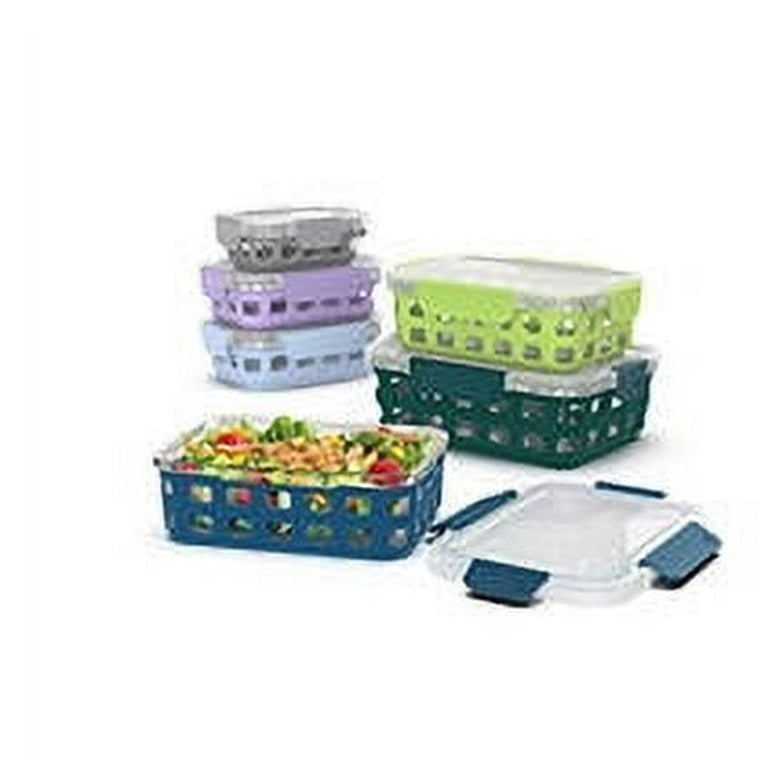Ello Duraglass Glass Food Storage Meal Prep Containers Melon 44.99 -  Quarter Price