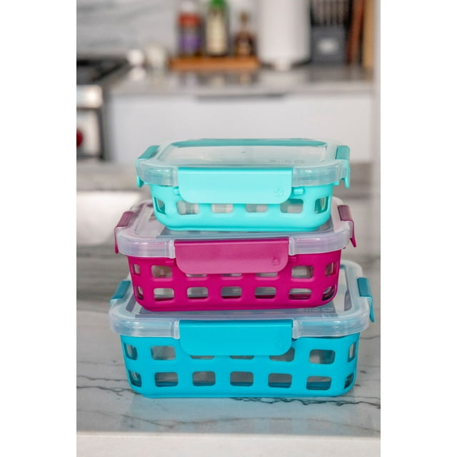 Ello Duraglass 6 Piece Glass Food Storage Set