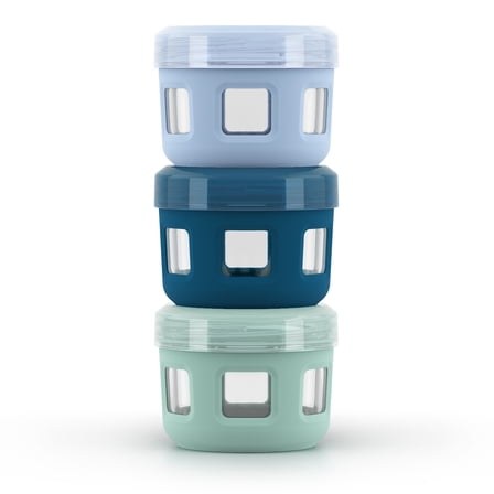 Ello Color Lock 4oz Mini Condiment Containers