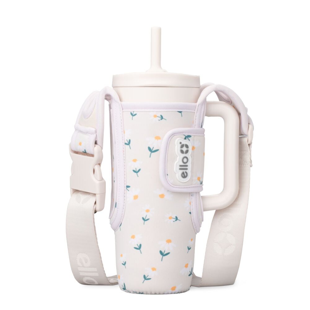 Ello Ultra Clean 24oz Insulated Leak-Proof Lid Tumbler with Sling