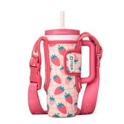 Ello Ultra Clean 24oz Insulated Leak-Proof Lid Tumbler with Sling, Strawberries