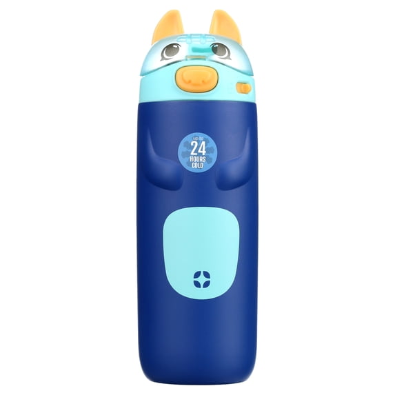 Ello Ellies 14oz Stainless Steel Water Bottle with Dog Lid