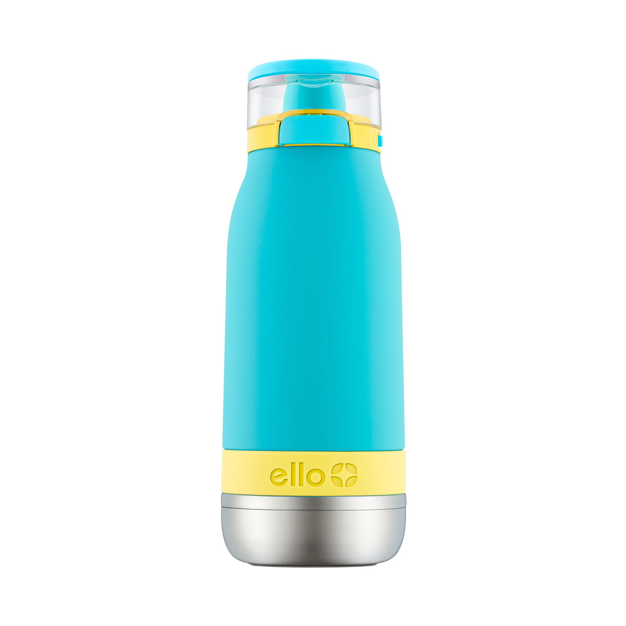 Ello Ride Edelstahl-Wasserflasche – 340 Ml, Touchdown Blue, Für Kinder, Auslaufsicher
