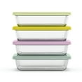 thumbnail interactive-video image 1 of Ello Everyday 4.5 Cup 8PC Glass Meal Prep Set, 1 of 9