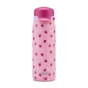Ello Flip & Fill 18oz Stainless Steel Water Bottle - Berry Cute