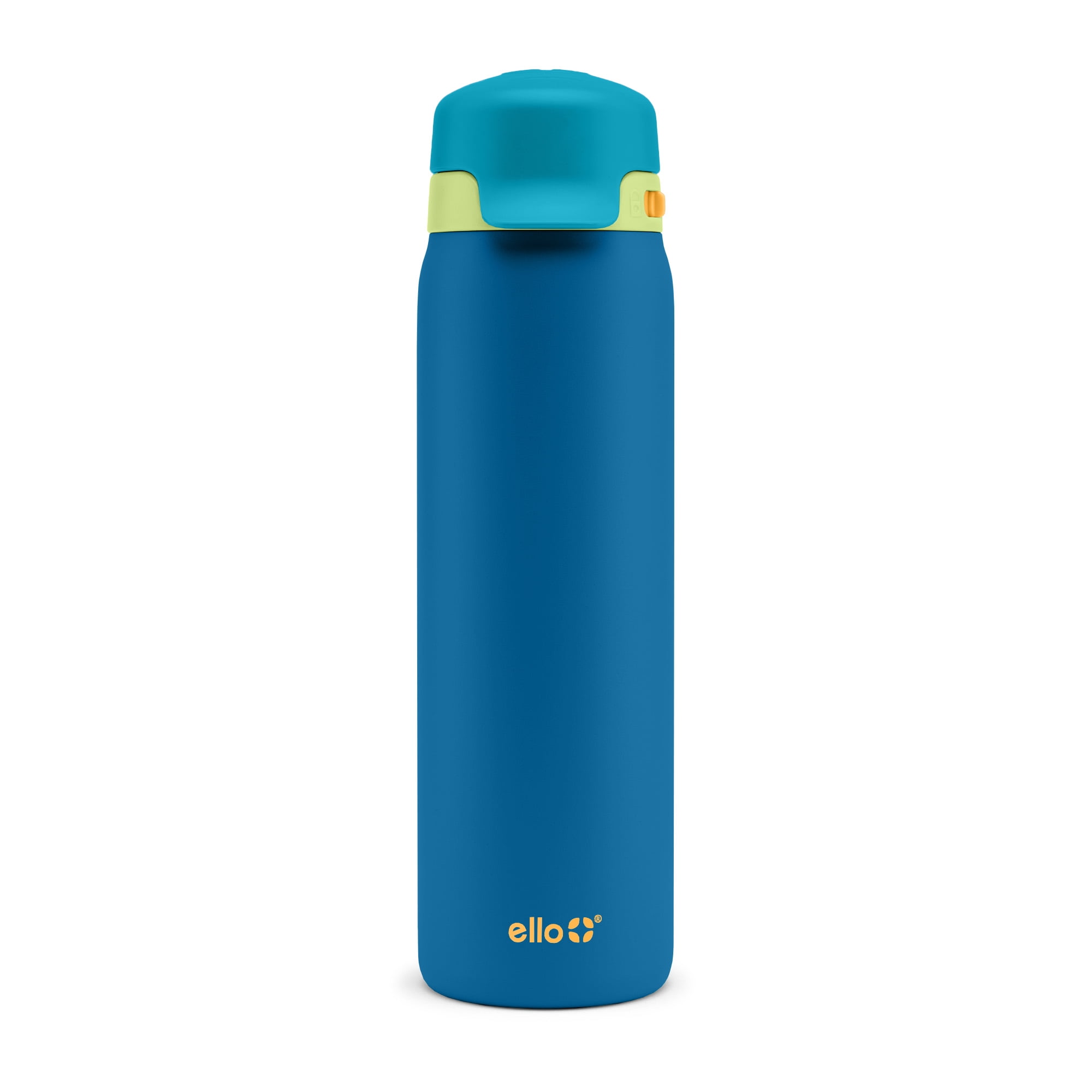 Bouteille d'eau Ello Flip & Fill 32 oz en acier inoxydable neuve blanc