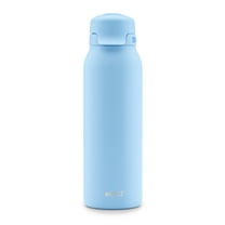 Ello Flip & Fill 32oz Stainless Steel Water Bottle, Blue