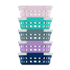 Ello Glass 3.4 Cup 27 Ounce Duraglass Food Storage Meal Prep Container Set, 10 Piece