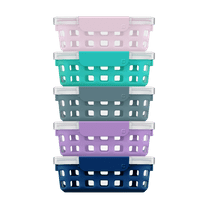 Ello Glass 3.4 Cup 27 Ounce Duraglass Food Storage Meal Prep Container Set, 10 Piece
