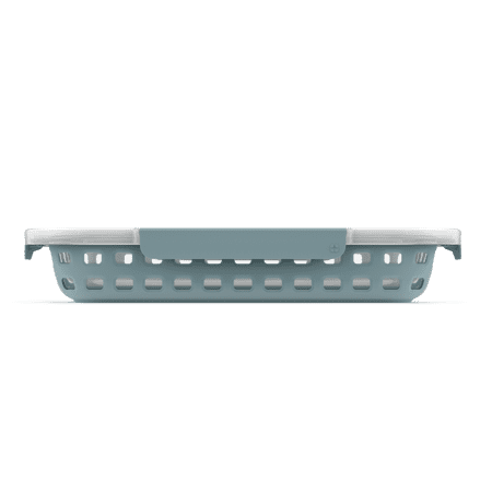 Ello Glass 3Qt 9x13 Polar Gray Duraglass Baking Dish with Oven Safe Silicone Sleeve