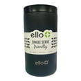 thumbnail image 1 of Ello Jones Stainless Steel Single Serve Friendly 11oz Tumbler (Black), 1 of 2