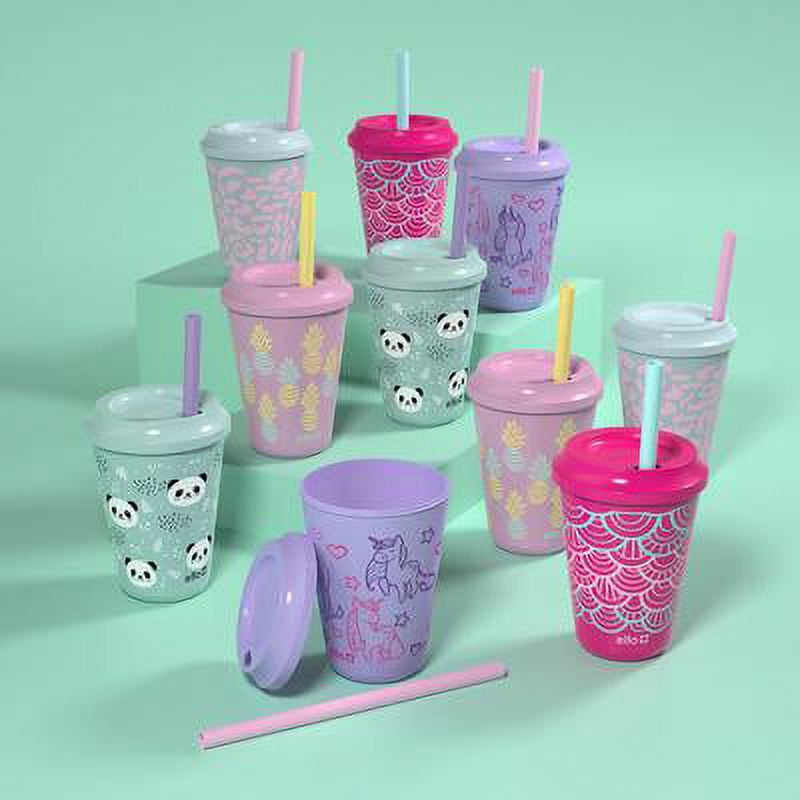 Color Changing Tumbler With Lids And Straws Reusable Water - Temu