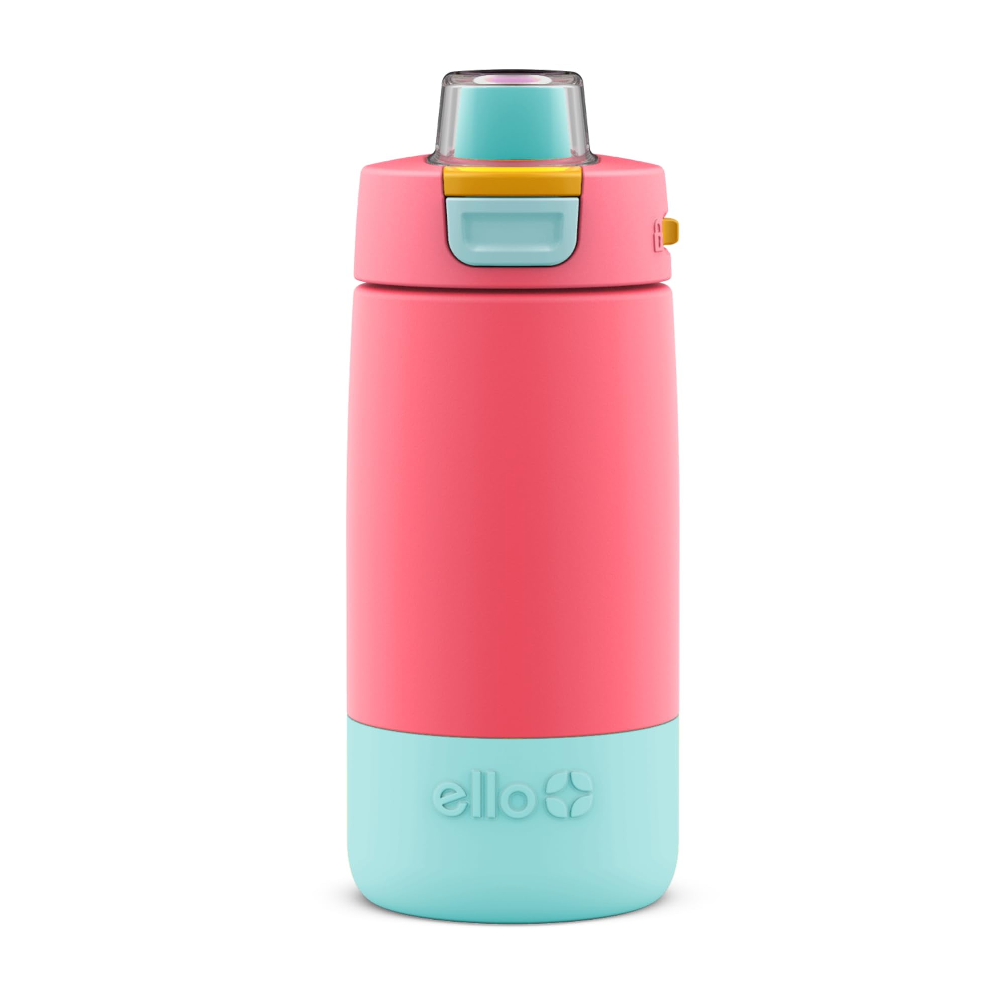 Ello Colby 12oz Kids Water Bottle - Stainless Steel Insulated With Straw, Leak-Proof Lid & Carry Handle - View #8