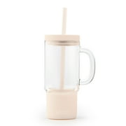 Ello Nova 18 oz Glass Mug with Straw
